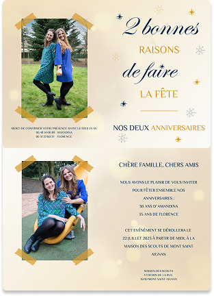 L'invitation signature